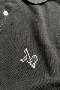 MADE IN ITALY 17'S L/S POLO SHIRT RAF SIMONS期 / BLACK[SIZE: XL USED]