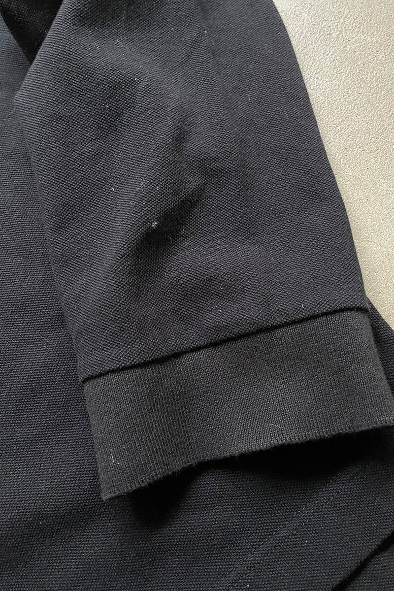 MADE IN ITALY 17'S L/S POLO SHIRT RAF SIMONS ERA / BLACK [SIZE: XL USED]