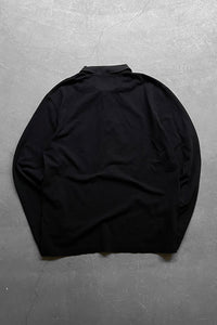 MADE IN ITALY 17'S L/S POLO SHIRT RAF SIMONS期 / BLACK[SIZE: XL USED]