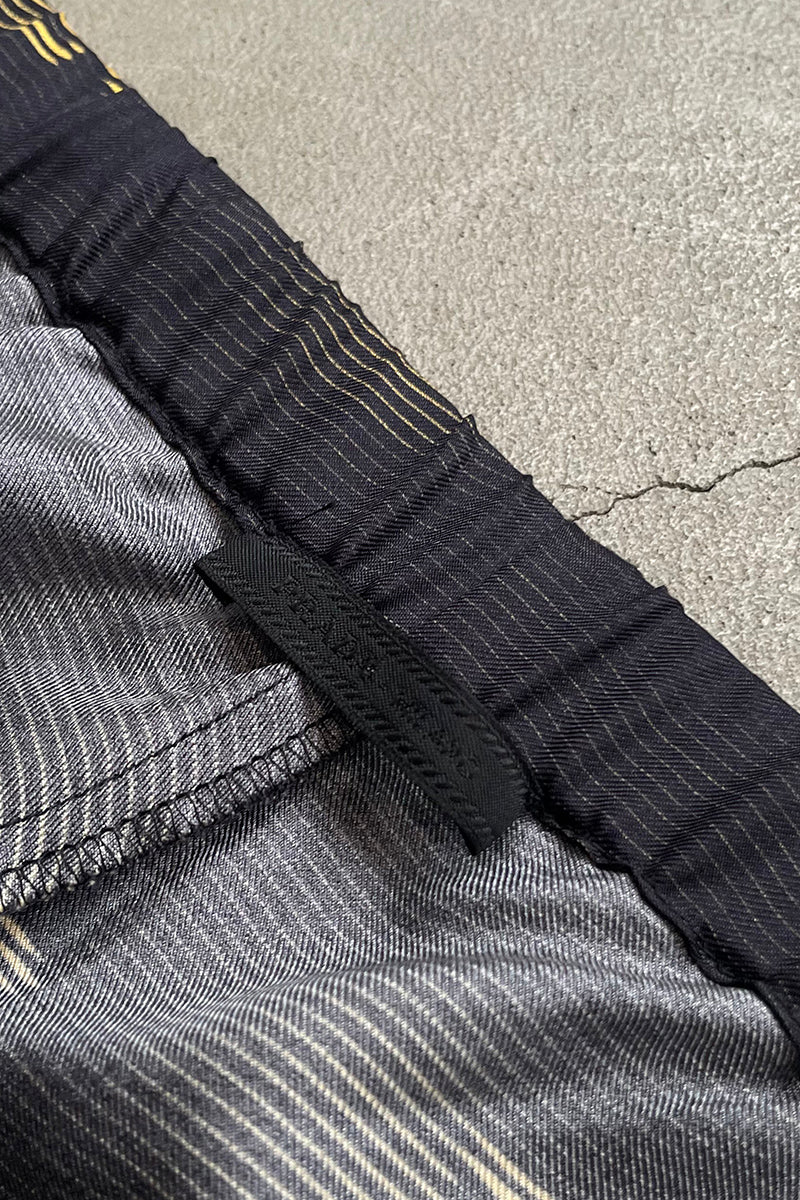 MADE IN ITALY SILK PANTS / BLACK [SIZE: L USED]
