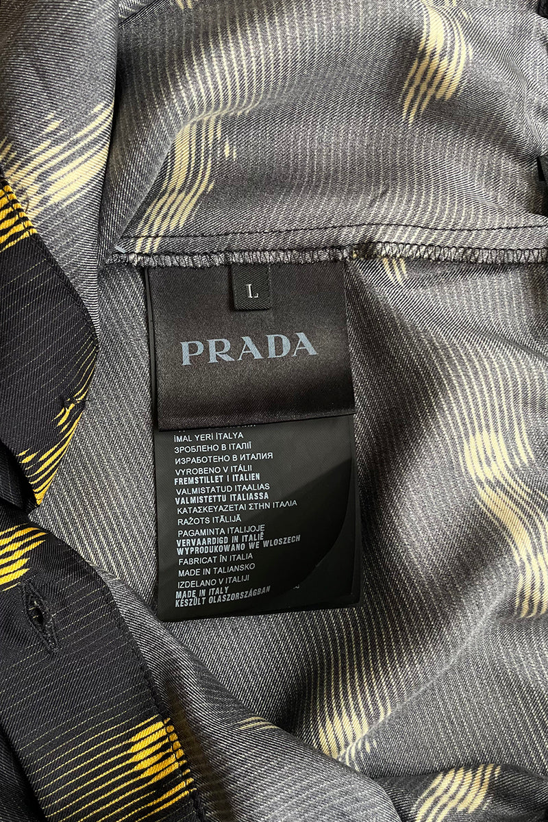 MADE IN ITALY SILK PANTS / BLACK [SIZE: L USED]
