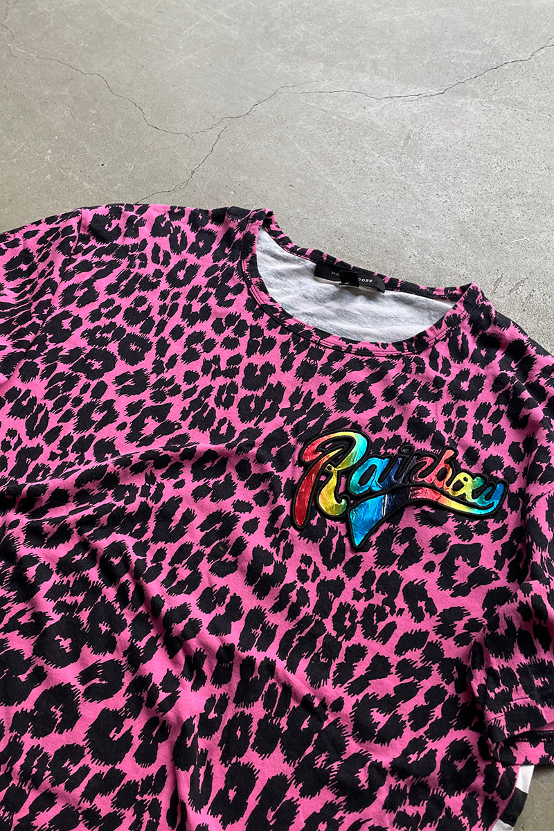 ANIMAL PATTERN T-SHIRT / MULTI [SIZE: S USED]