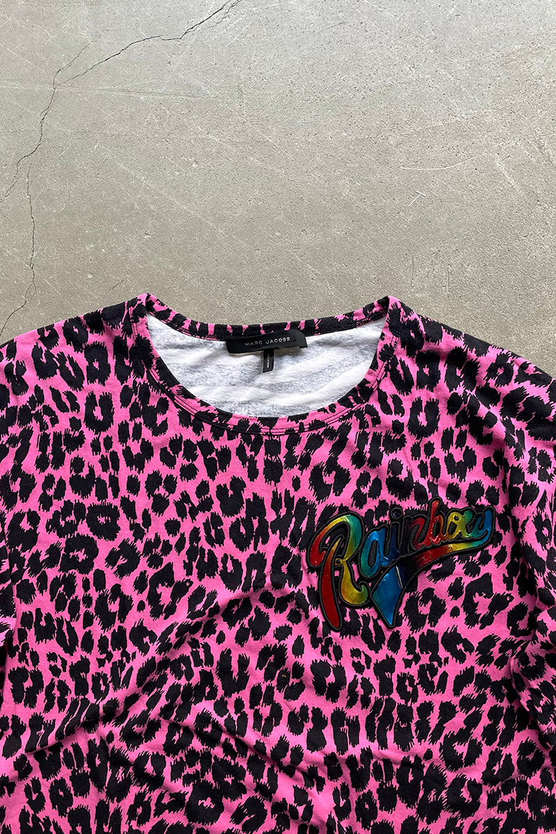 ANIMAL PATTERN T-SHIRT / MULTI [SIZE: S USED]