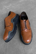 画像をギャラリービューアに読み込む, MADE IN ITALY 15AW PLATE LEATHER DERBY SHOES / BROWN [SIZE: US9.0(27.0cm相当) USED]
