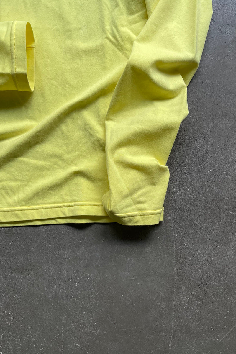 MADE IN ITALY 18AW TURTLENECK CUTSEW RAF SIMONS ERA / YELLOW [SIZE: M USED]