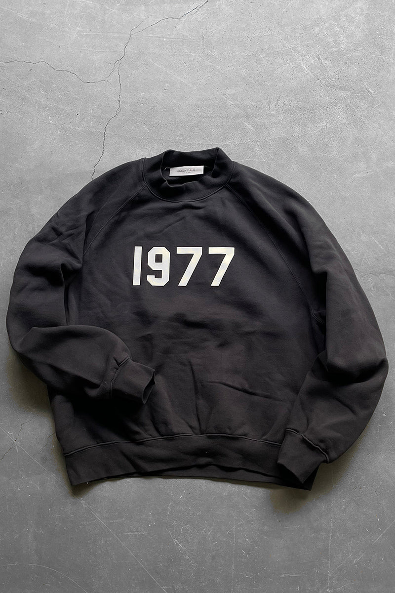 1977 LOGO SWEATSHIRT / GRAY [SIZE: S, USED]