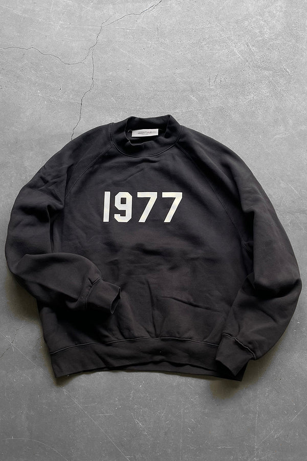 1977 LOGO SWEATSHIRT / GRAY [SIZE: S, USED]