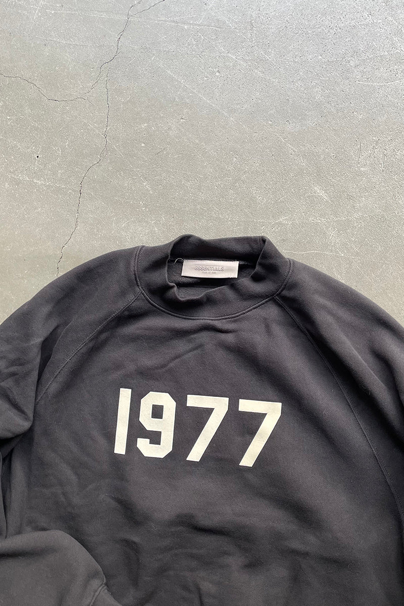 1977 LOGO SWEATSHIRT / GRAY [SIZE: S, USED]
