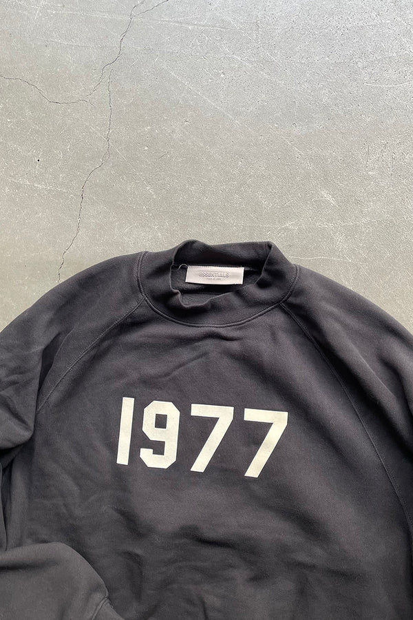 1977 LOGO SWEATSHIRT / GRAY [SIZE: S, USED]