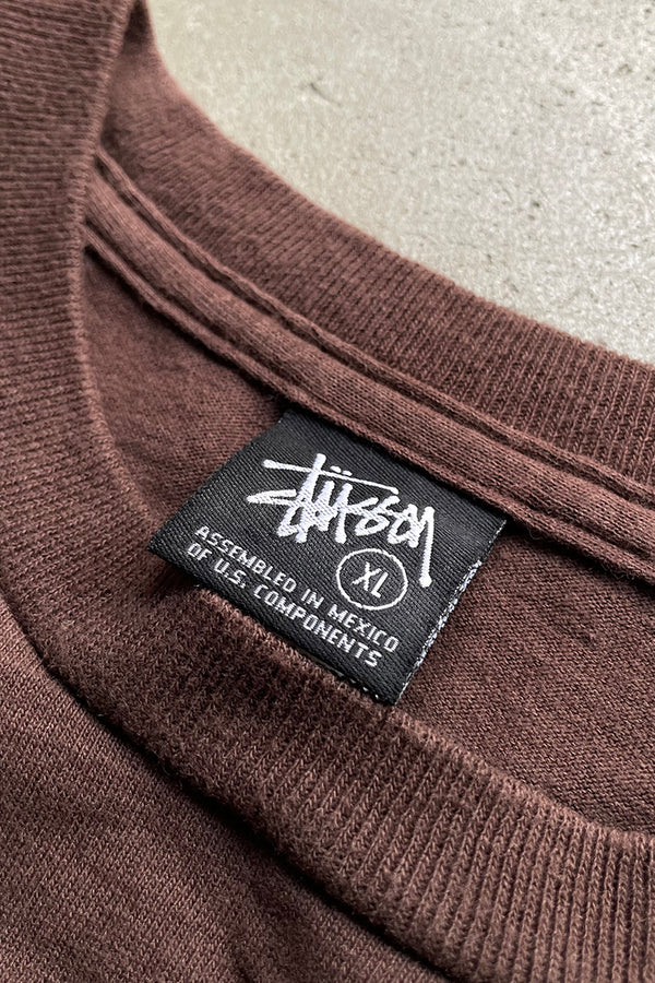 MADE IN MEXICO Y2K 04-05'S T-SHIRT / BROWN [SIZE: XL USED]