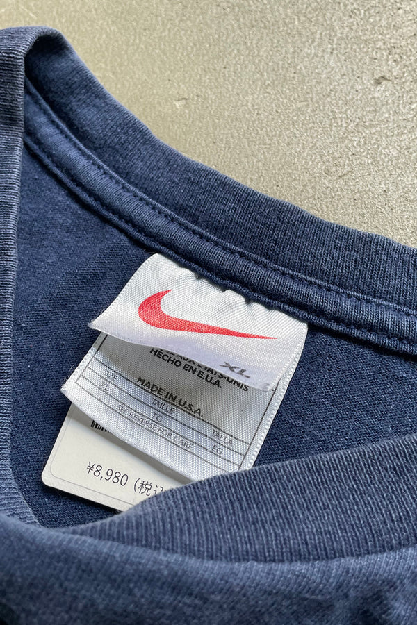 MADE IN USA 90'S JUST DO IT T-SHIRT/ NAVY[SIZE: XL USED]