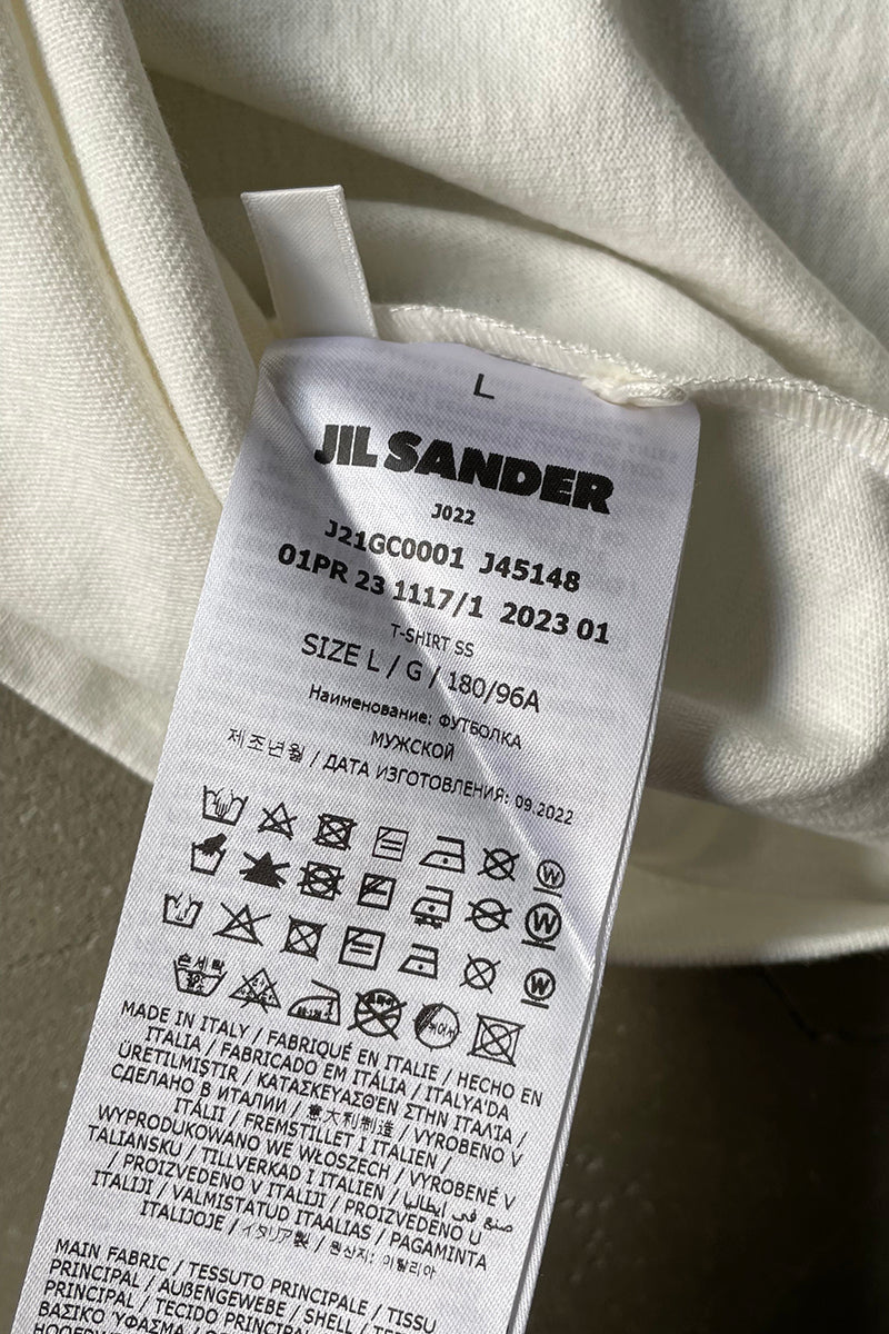 MADE IN ITALY 23'S LOGO T-SHIRT / WHITE [SIZE: L USED]