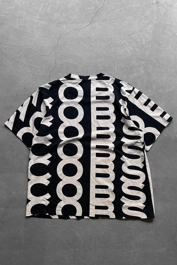MONOGRAM PATTERN T-SHIRT / BLACK [SIZE: OS USED]