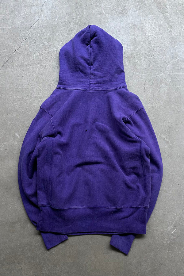 MADE IN USA 90'S REVERSE WEAVE HOODIE SWEATSHIRT / PURPLE [SIZE: M USED]