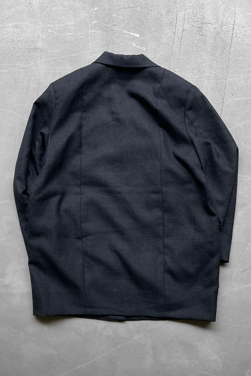 TAILORED JACKET / DARK GREY [SIZE: M NOS/DEADSTOCK]
