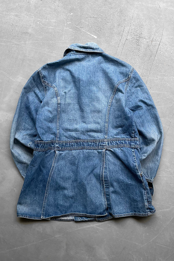 70'S DENIM JACKET ORANGE TAB / INDIGO [SIZE: L USED]