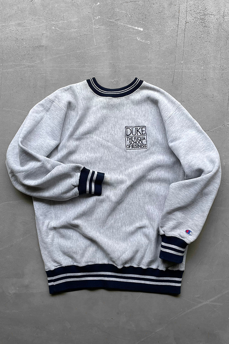 MADE IN USA 90'S REVERSE WEAVE SWEATSHIRT DUKE / GRAY [SIZE: L USED]