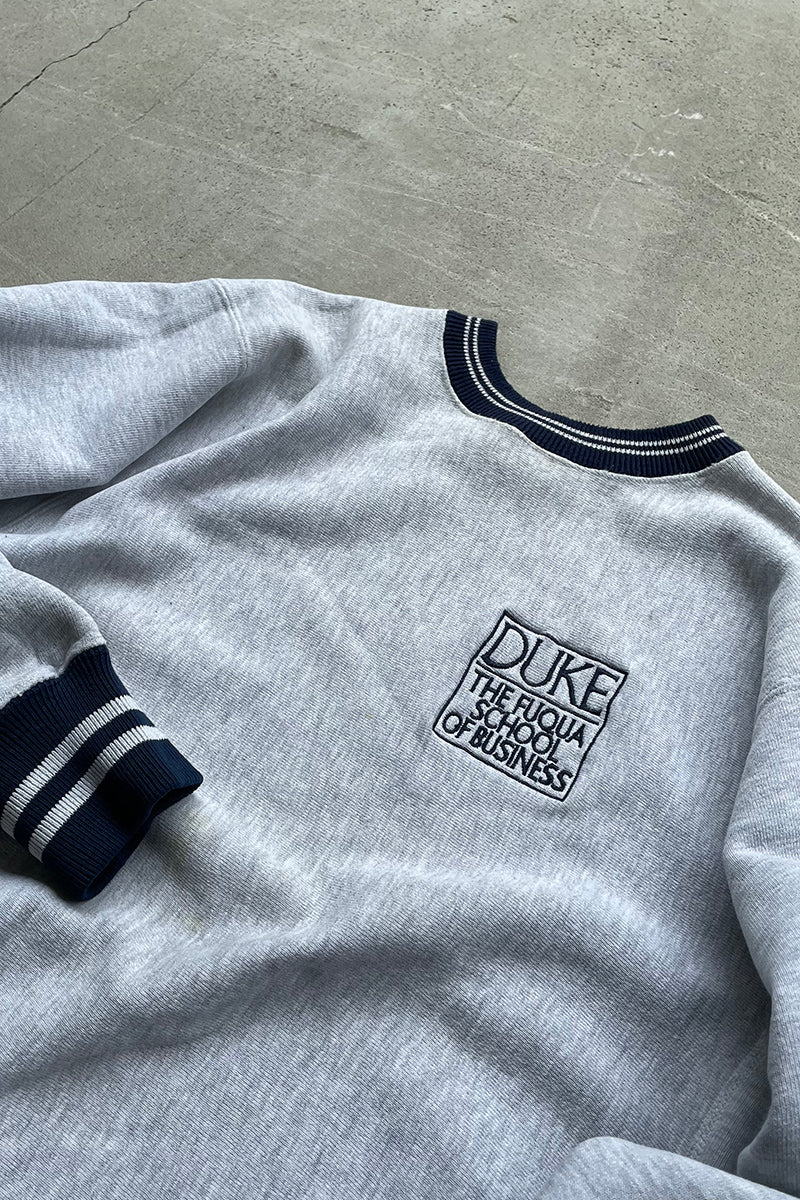 MADE IN USA 90'S REVERSE WEAVE SWEATSHIRT DUKE / GRAY [SIZE: L USED]