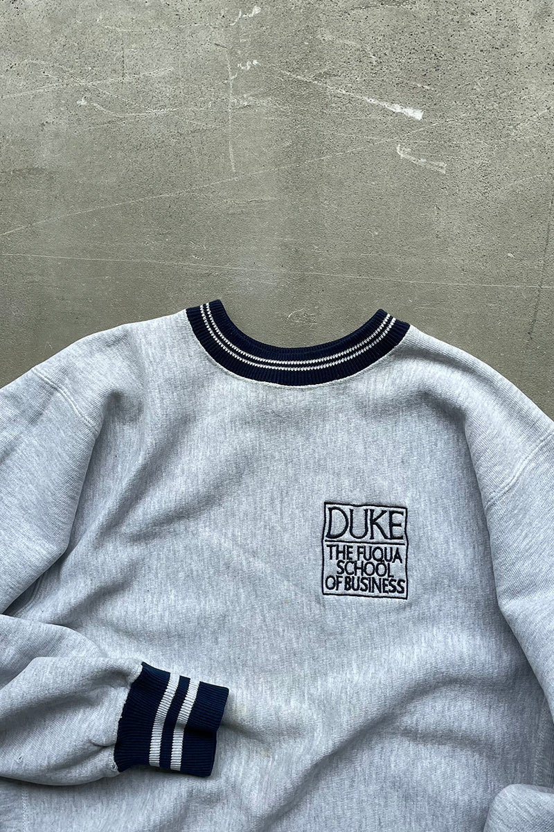 MADE IN USA 90'S REVERSE WEAVE SWEATSHIRT DUKE / GRAY [SIZE: L USED]