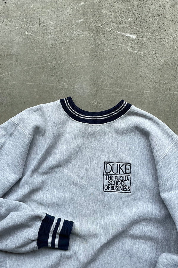 MADE IN USA 90'S REVERSE WEAVE SWEATSHIRT DUKE / GRAY [SIZE: L USED]