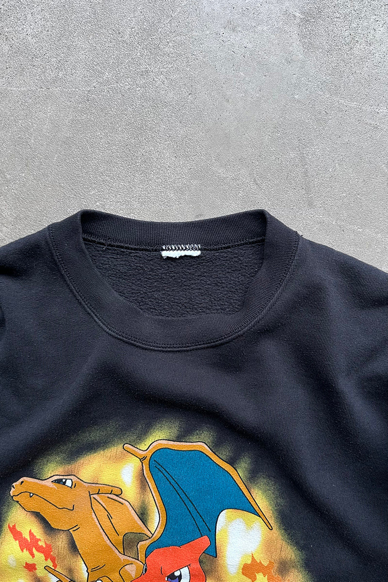 99'S POKEMON SWEATSHIRT / BLACK [SIZE: S USED]