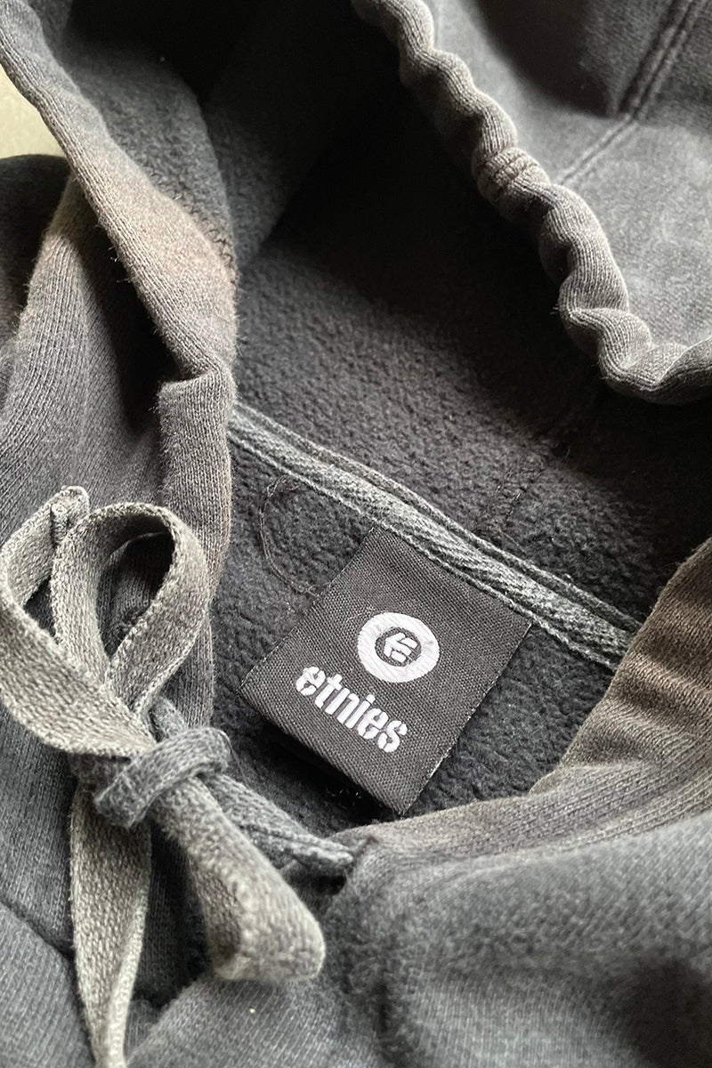 Y2K EARLY 00'S SKATEBOARDING HOODIE SWEATSHIRT / BLACK [SIZE: L USED]