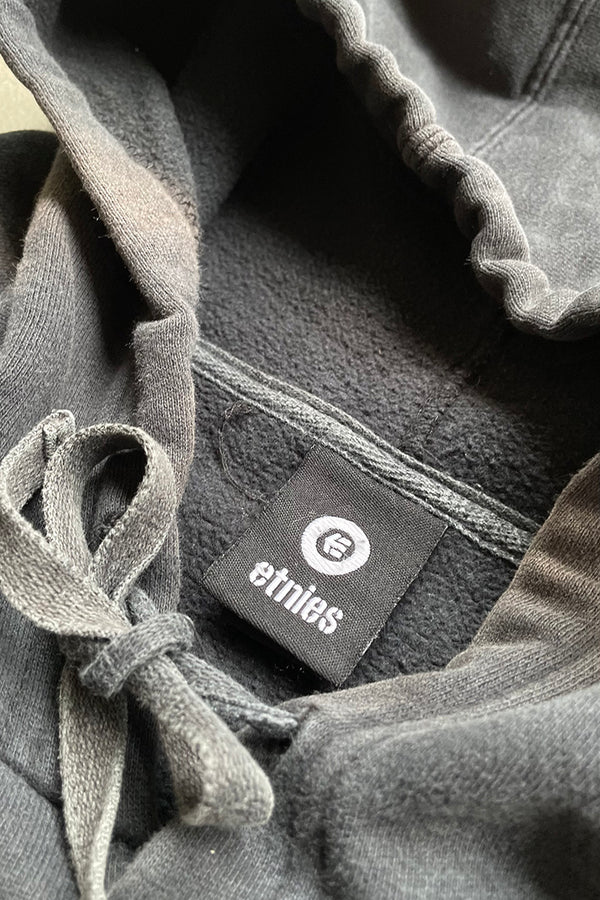 Y2K EARLY 00'S SKATEBOARDING HOODIE SWEATSHIRT / BLACK [SIZE: L USED]