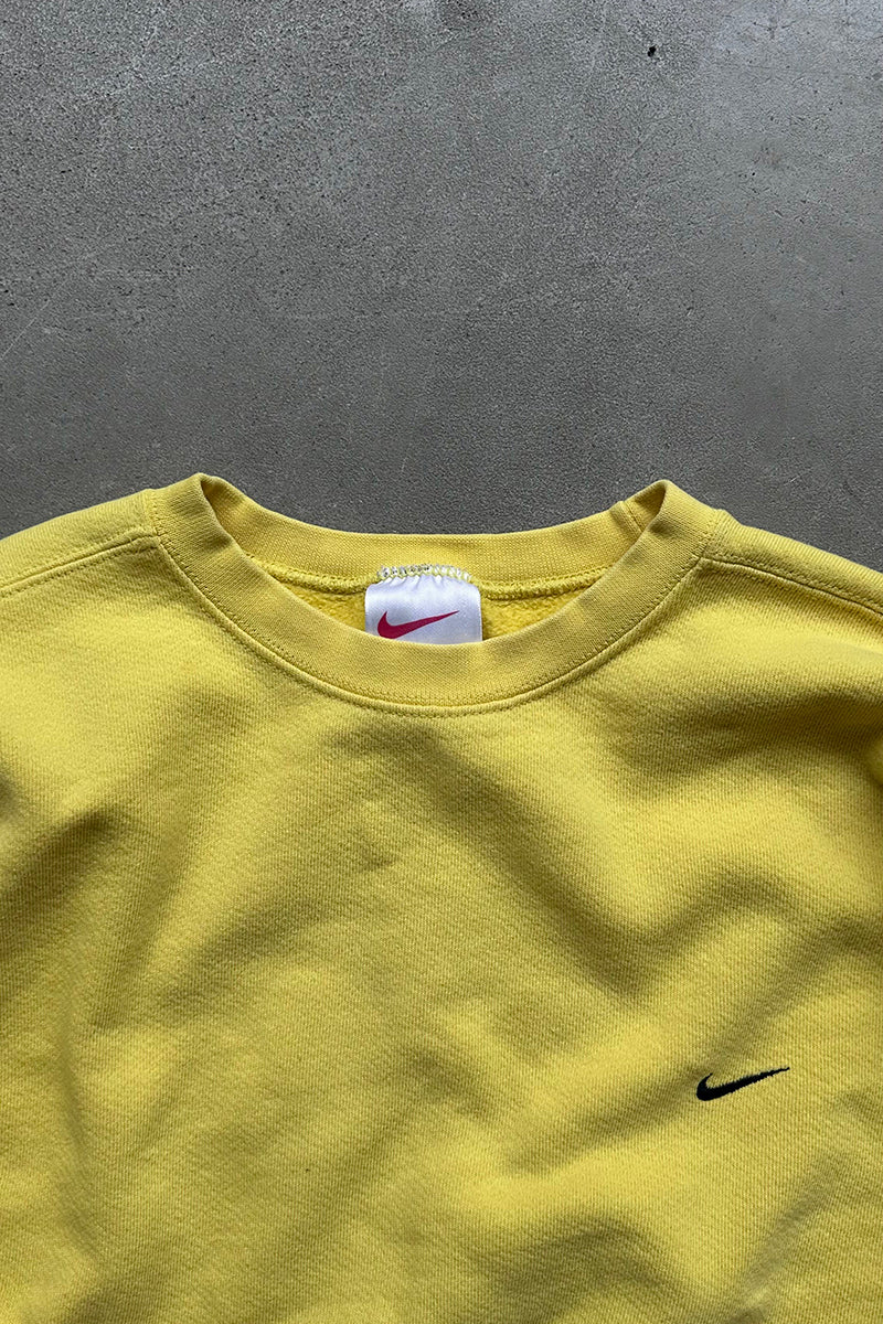 MADE IN USA 90'S SWEATSHIRT / YELLOW [SIZE: L USED]