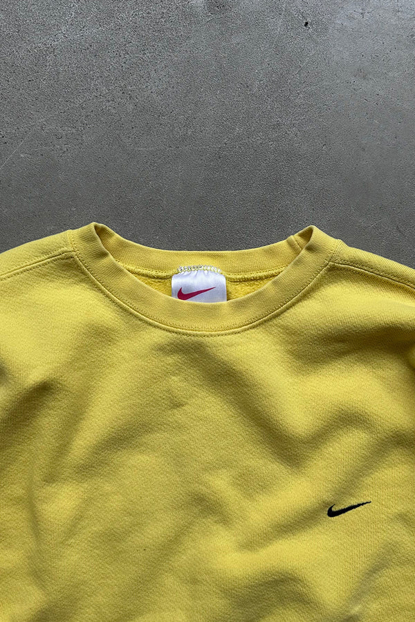 MADE IN USA 90'S SWEATSHIRT / YELLOW [SIZE: L USED]