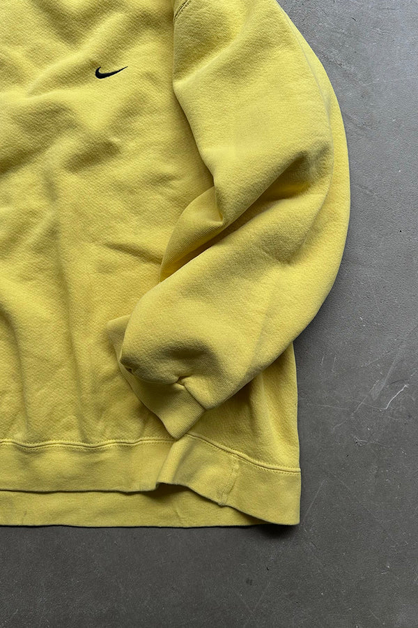 MADE IN USA 90'S SWEATSHIRT / YELLOW [SIZE: L USED]