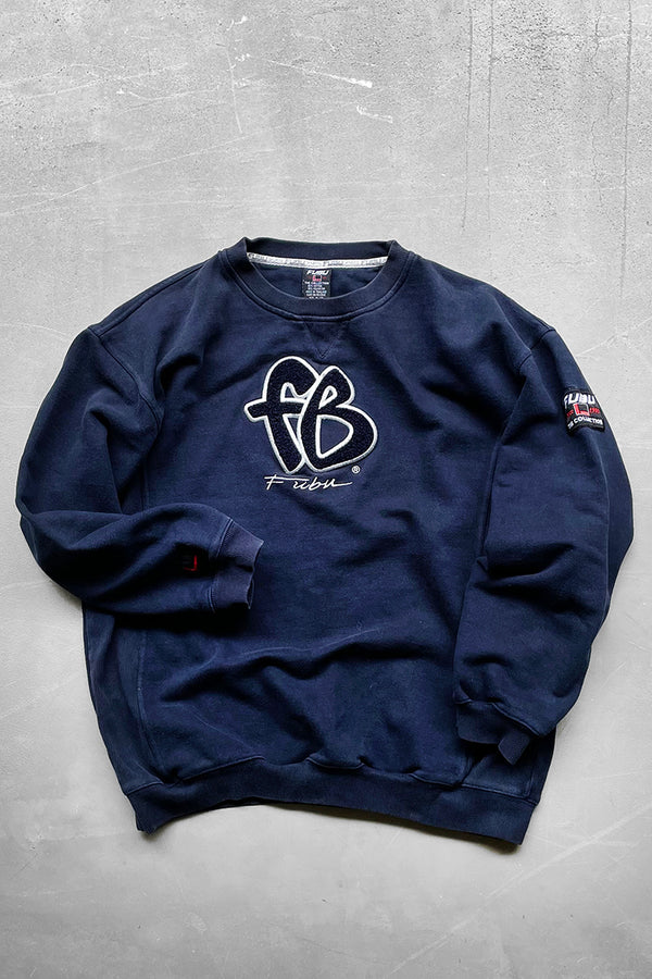 Y2K EARLY 00'S SWEATSHIRT / NAVY [SIZE: L USED]
