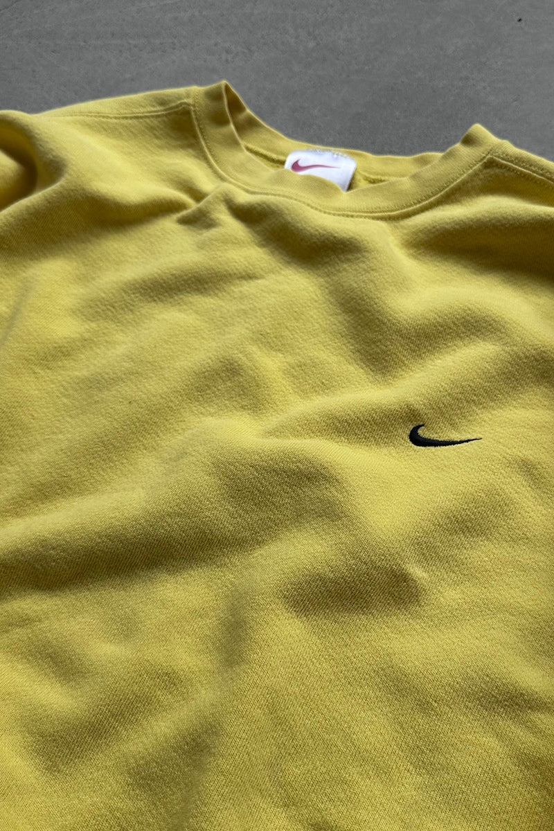 MADE IN USA 90'S SWEATSHIRT / YELLOW [SIZE: L USED]