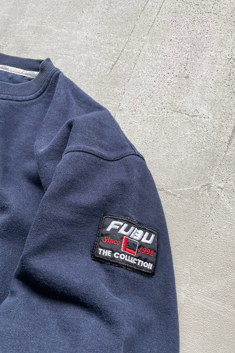 Y2K EARLY 00'S SWEATSHIRT / NAVY [SIZE: L USED]