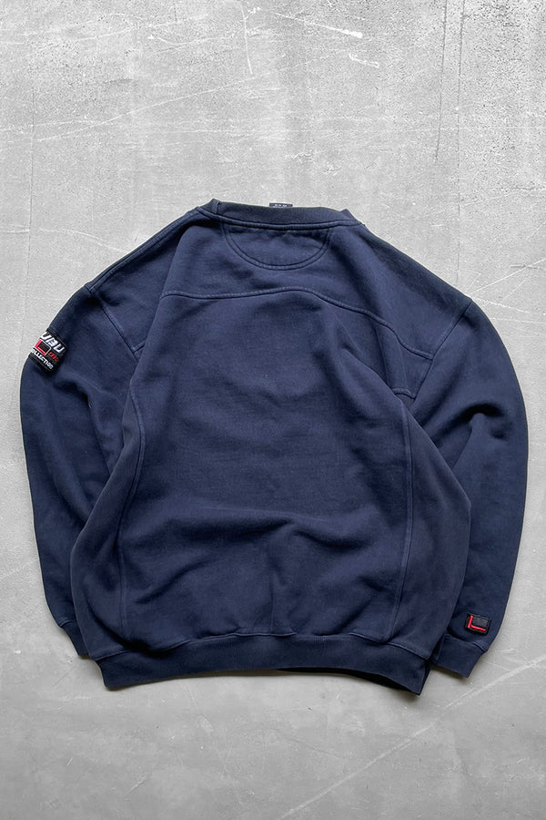 Y2K EARLY 00'S SWEATSHIRT / NAVY [SIZE: L USED]