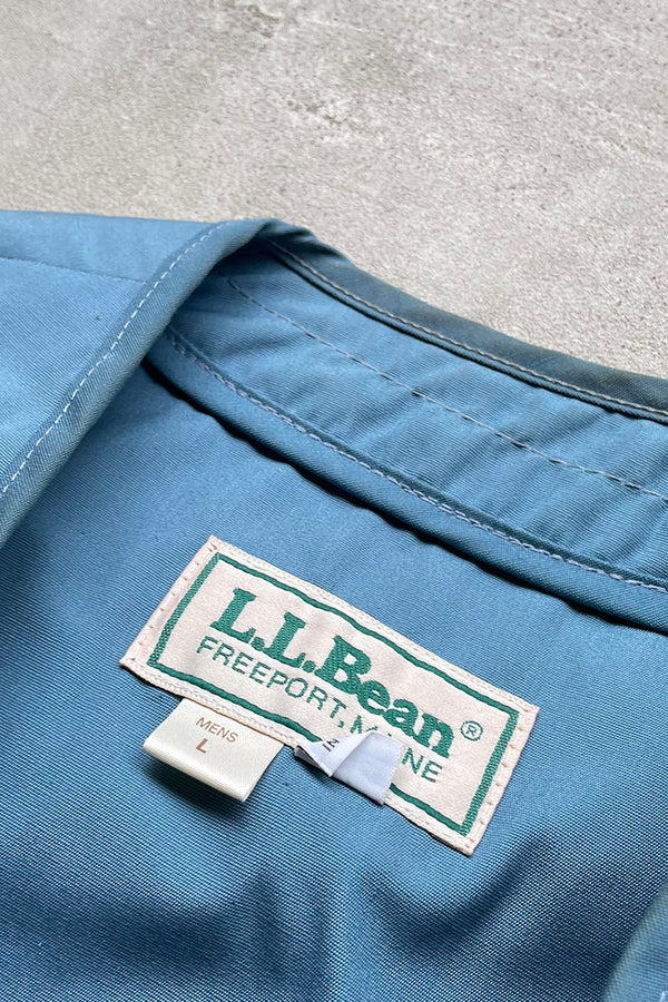 MADE IN USA 90'S PHOTOGRAPHER'S VEST / LIGHT BLUE [SIZE: L USED]