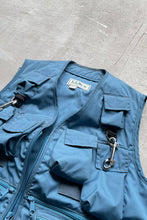 画像をギャラリービューアに読み込む, MADE IN USA 90&#39;S PHOTOGRAPHER&#39;S VEST / LIGHT BLUE [SIZE: L USED]
