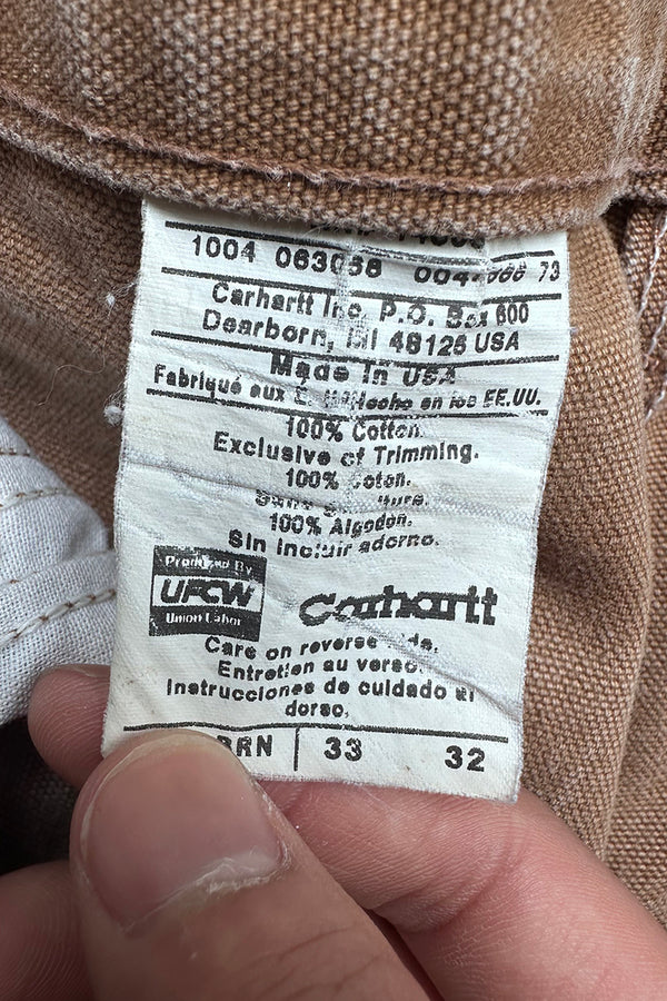 MADE IN USA Y2K 04'S PAINTER PANTS / BEIGE [SIZE: 33 USED]