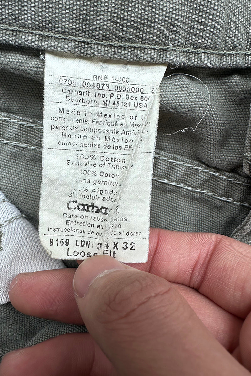 Y2K 06'S DUCK PAINTER PANTS / KHAKI [SIZE: 34 USED]