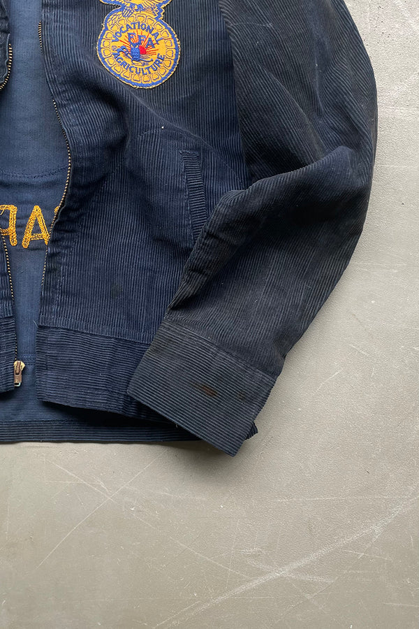 MADE IN USA 50-60'S FFA JACKET OHIO / NAVY [SIZE: 34 USED]