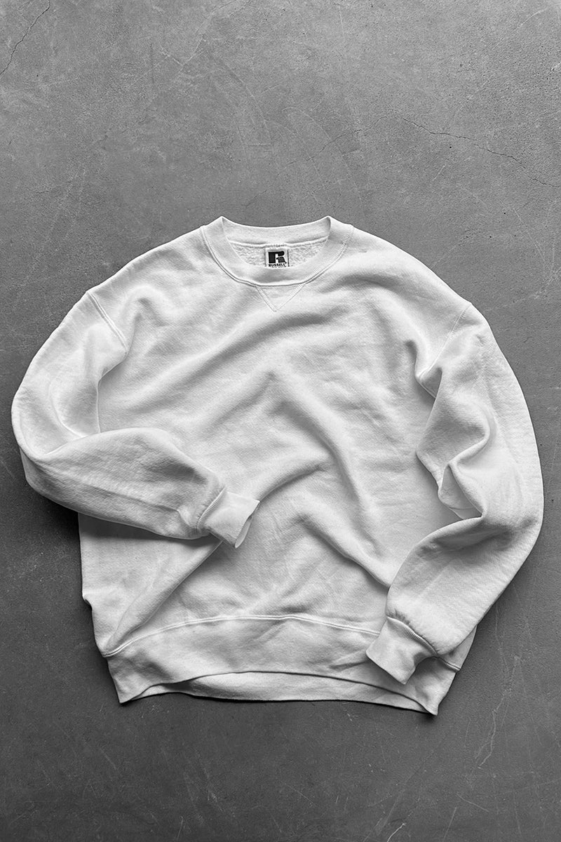 MADE IN USA 90'S SWEATSHIRT / WHITE [SIZE: L USED]