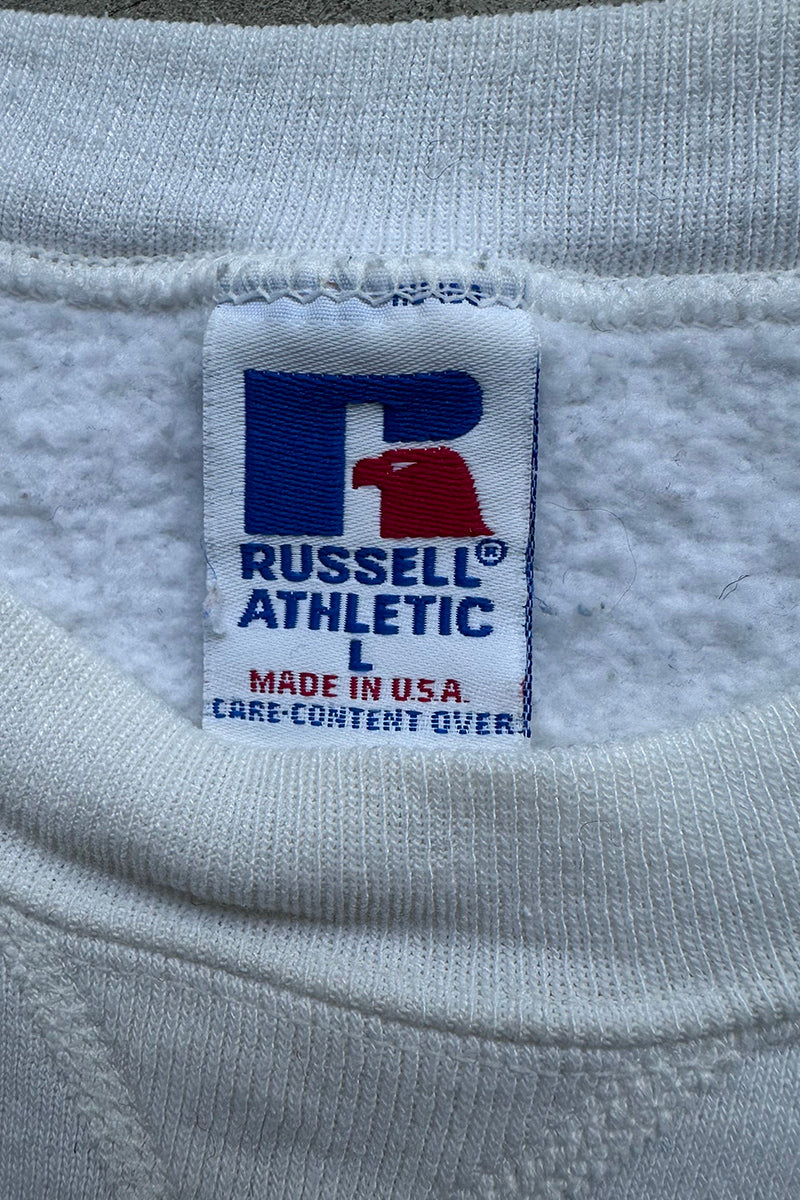 MADE IN USA 90'S SWEATSHIRT / WHITE [SIZE: L USED]