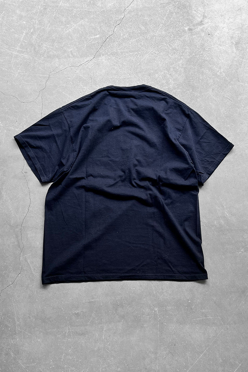 MADE IN USA 90'S Y2K MESSAGE T-SHIRT / BLACK [SIZE: L USED]