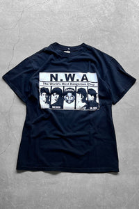 N.W.A HIPHOP T-SHIRT / BLACK [SIZE: M USED]