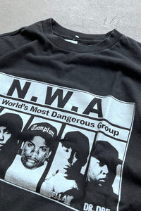 N.W.A HIPHOP T-SHIRT / BLACK [SIZE: M USED]
