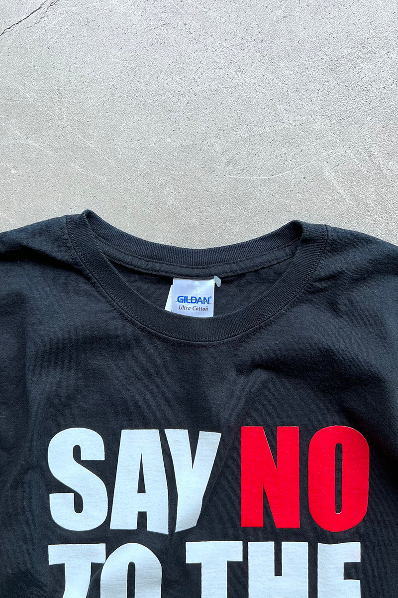 CASINO MESSAGE T-SHIRT / BLACK [SIZE: XL USED]