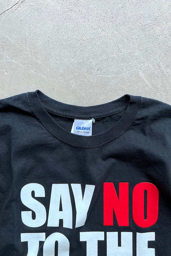 CASINO MESSAGE T-SHIRT / BLACK [SIZE: XL USED]