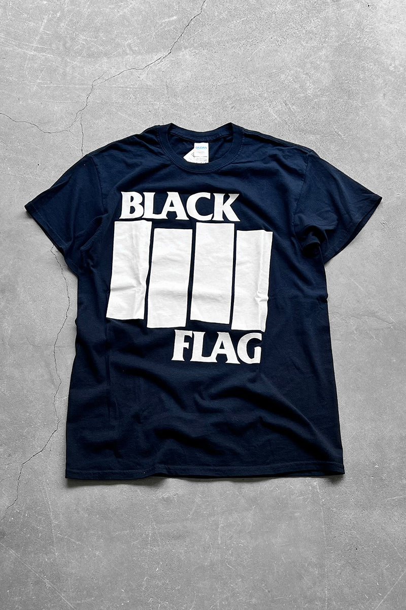 BLACK FLAG BAND T-SHIRT / BLACK [SIZE: M USED]