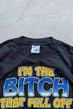 画像をギャラリービューアに読み込む, 90&#39;S I&#39;M THE BITCH MESSAGE T-SHIRT / BLACK [SIZE: L USED]
