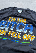 画像をギャラリービューアに読み込む, 90&#39;S I&#39;M THE BITCH MESSAGE T-SHIRT / BLACK [SIZE: L USED]
