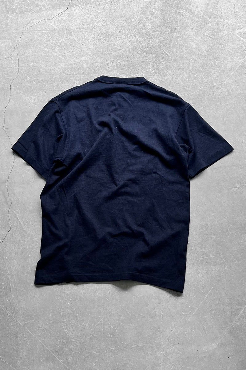 MADE IN USA TERMINATOR2 HENLEY NECK MOVIE T-SHIRT / BLACK [SIZE: S USED]